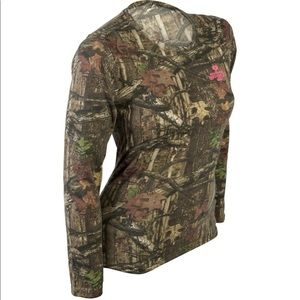 Mossy oak ladies large long sleeve break up infinity t-shirt